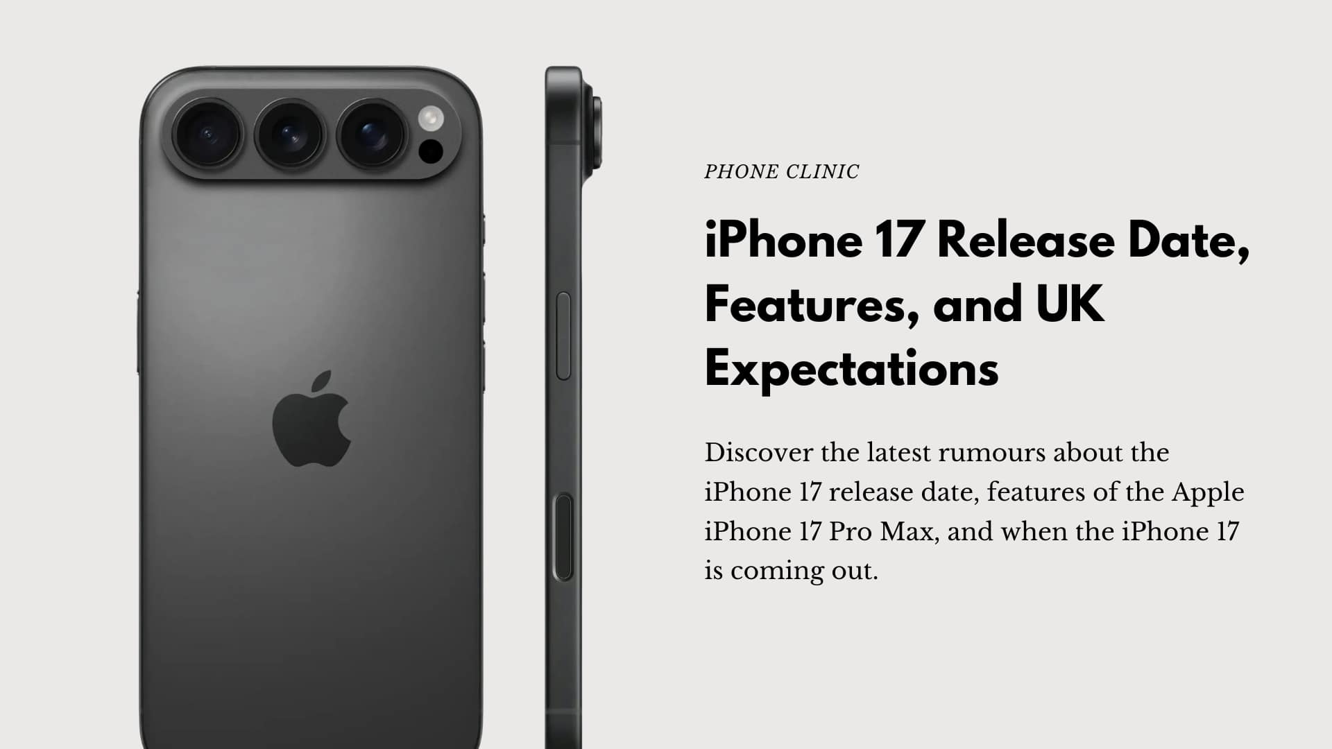 iPhone 17 Release Date