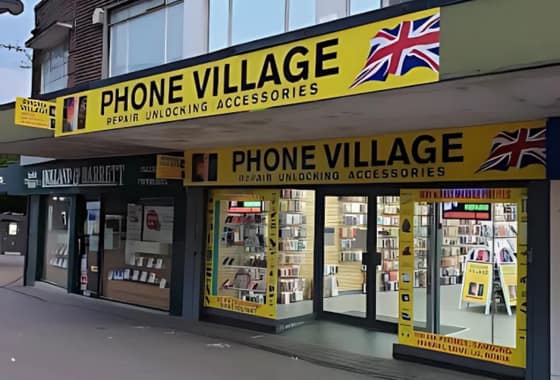 Phone repair shop Hanley storefront